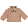 Aiko Baby Overshirt, Sand - Shirts - 3 - thumbnail
