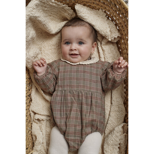 Eleanor Romper, Vintage Plaid - Rompers - 4