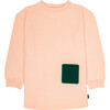Sweatshirt Dress, Soft Pink - Dresses - 1 - thumbnail