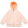 Rainbow Zipper Baby Hoodie, Pink - Sweatshirts - 2