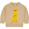Meerkat Sweatshirt, Beige - Sweatshirts - 1 - thumbnail