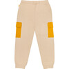 Cargo Joggers, Beige - Sweatpants - 2