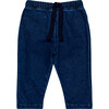 Baby Denim Jeans, Navy - Jeans - 1 - thumbnail