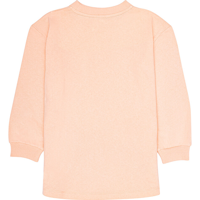Sweatshirt Dress, Soft Pink - Dresses - 2
