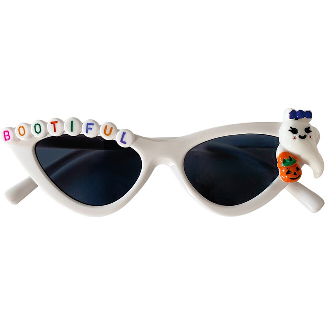 Beautiful Elle Cat Eye Sunglasses, White
