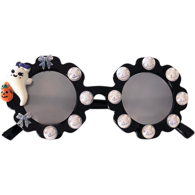 Cutie Boo Cami Flower Sunglasses, Black - Sunglasses - 1