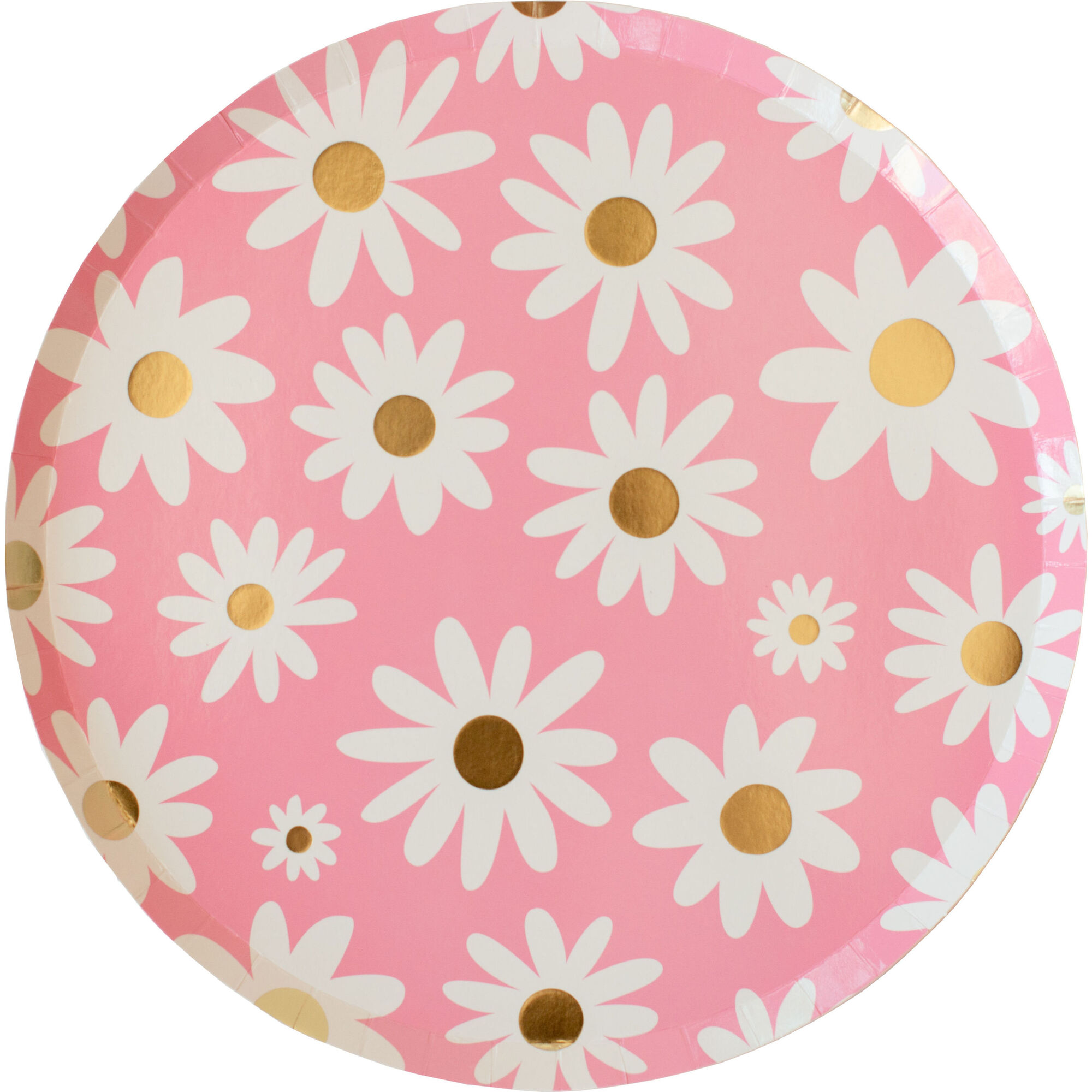 Peace & Love Daisy Dinner Plate - Party - 1