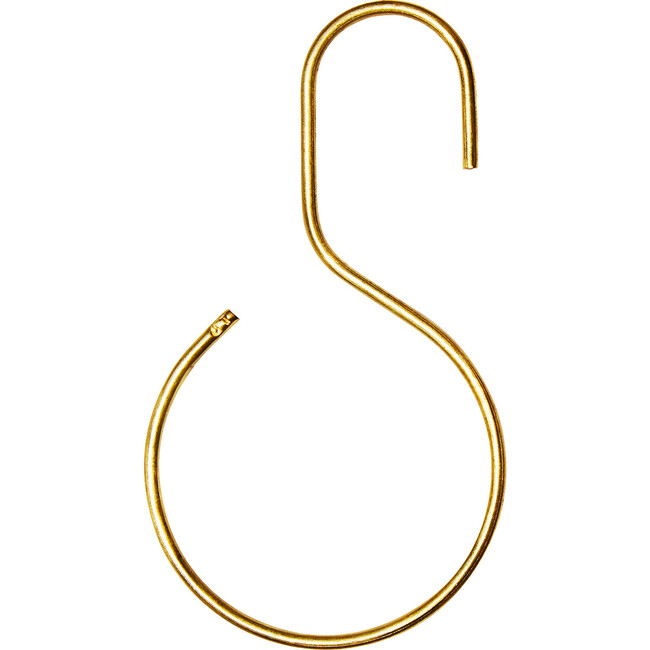 S Hook, Brass - Bath Accessories - 1