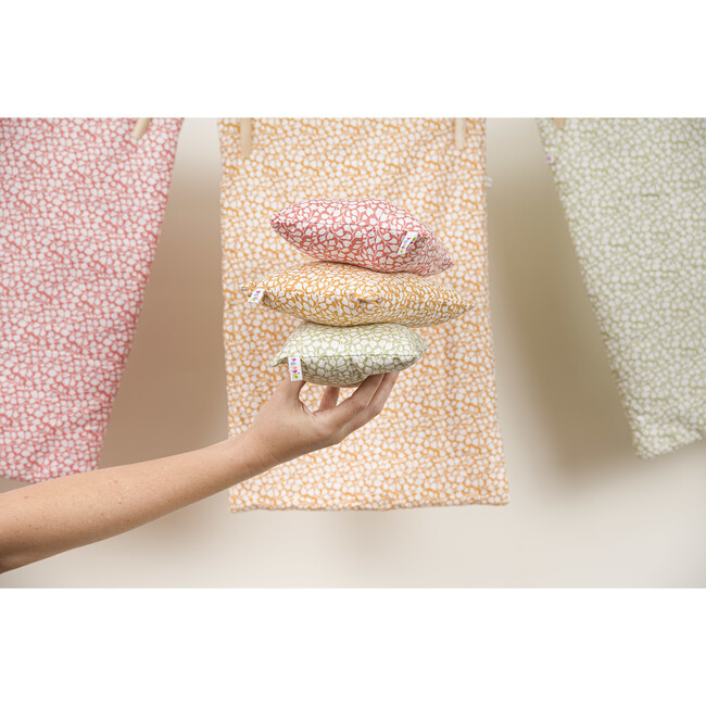 Doll Duvet and Pillow, Coral Leaves - Dollhouses - 4