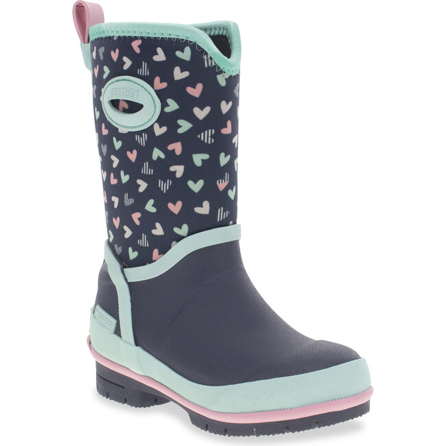 Sweethearts Neoprene Rain Boot, Navy - Rain Boots - 2