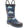 Shredder Rain Boot, Blue - Rain Boots - 2
