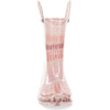 Tie Dye Lighted PVC Rain Boot, Rose Gold - Rain Boots - 3