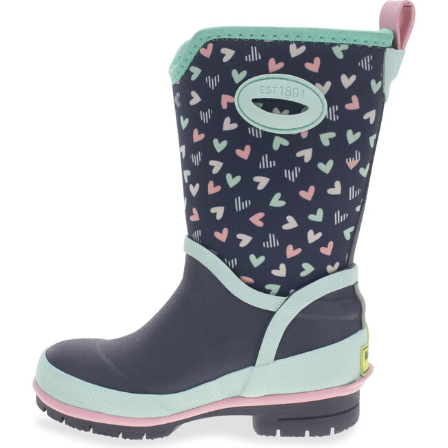Sweethearts Neoprene Rain Boot, Navy - Rain Boots - 4