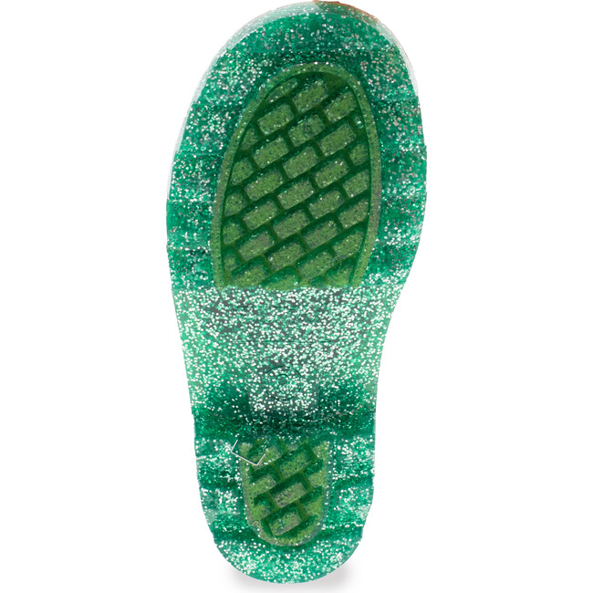 Tie Dye Hearts Lighted PVC Rain Boot, Aqua - Rain Boots - 6