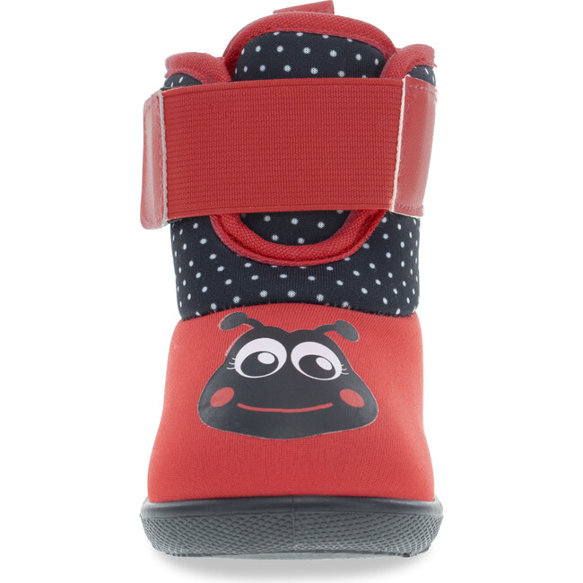 Pollywog Ladybug Booties, Red - Booties - 3