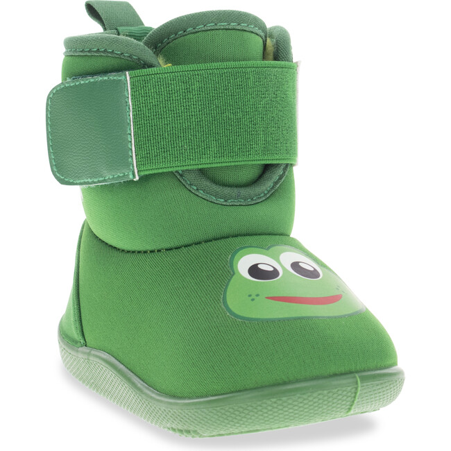 Pollywog Frog Booties, Green