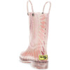 Tie Dye Lighted PVC Rain Boot, Rose Gold - Rain Boots - 8