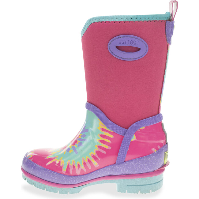Tie Dye Neoprene Rain Boot, Pink - Rain Boots - 4