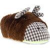 Cozy Moose Slipper, Brown - Slippers - 2
