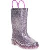 Glitter Lighted PVC Rain Boot, Multi - Rain Boots - 2