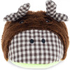 Cozy Moose Slipper, Brown - Slippers - 3