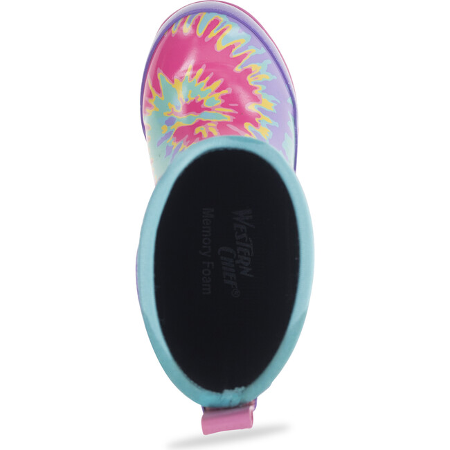 Tie Dye Neoprene Rain Boot, Pink - Rain Boots - 7