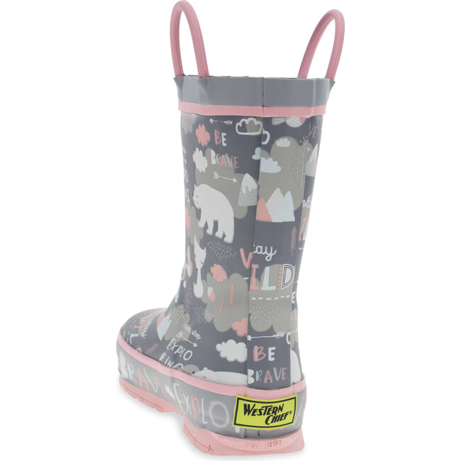 Explore Rain Boot, Gray - Rain Boots - 8