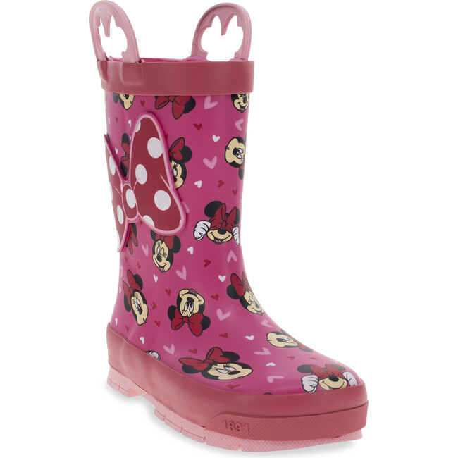 Minnie Love Rain Boot, Pink - Rain Boots - 2
