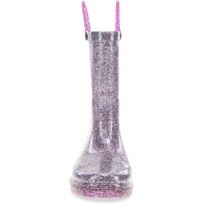 Glitter Lighted PVC Rain Boot, Multi - Rain Boots - 3
