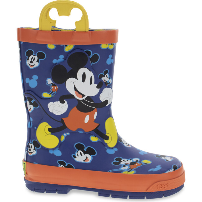 Mickey Musketeer Rain Boot, Blue
