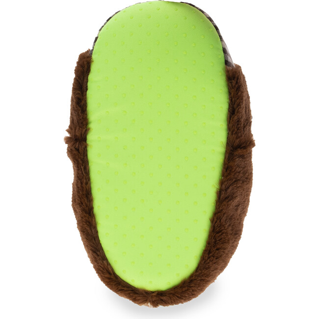 Cozy Moose Slipper, Brown - Slippers - 6