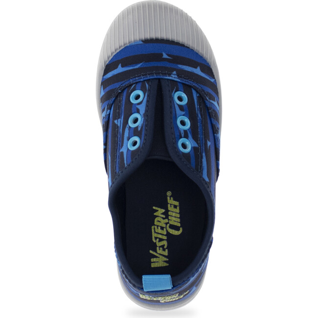 Jetty Shark Shoe, Navy - Slip Ons - 7