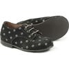 Lace-Up Shoes, Pois Black - Lace-Ups - 2