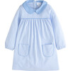 Evelyn Dress, Light Blue Stripe - Dresses - 1 - thumbnail