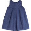 Charleston Jumper, Gray Blue Corduroy - Dresses - 1 - thumbnail