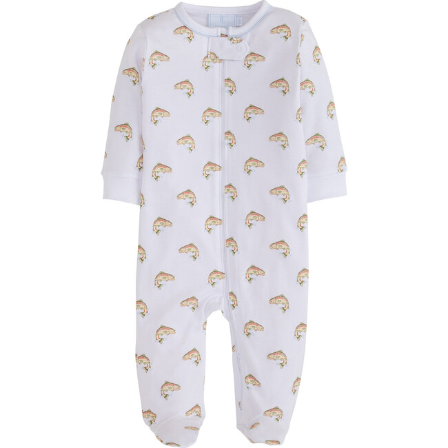 Zippered Footie, Trout