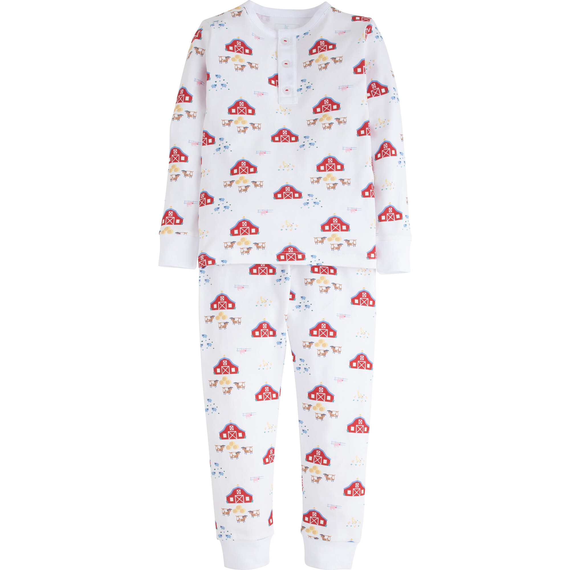 Printed Jammies, Barn Yard Boy - Pajamas - 1