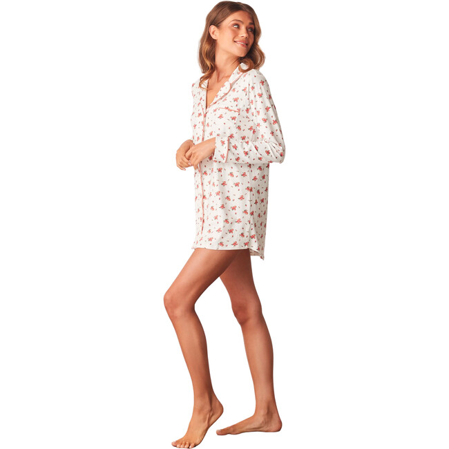 Kara Boyfriend Shirt, Ditsy Floral - Pajamas - 3
