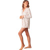 Kara Boyfriend Shirt, Ditsy Floral - Pajamas - 3 - thumbnail