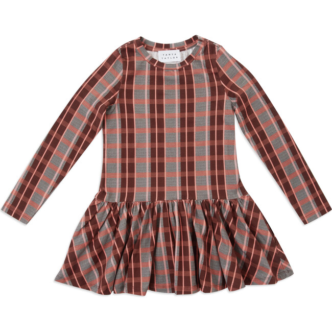 Mini Mari Dress, Dark Caramel/Rose Quartz - Dresses - 1