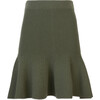 Women's Jennie Knit Skirt, Olive - Skirts - 1 - thumbnail