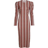 Women's Nancy Dress, Dark Caramel/Rose Quartz - Dresses - 1 - thumbnail
