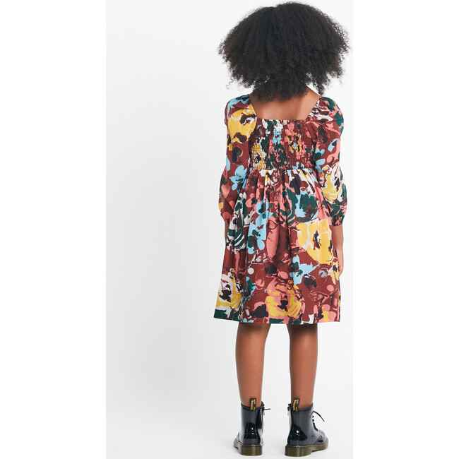 Mini Karena Dress, Deep Brandy Multi - Dresses - 4