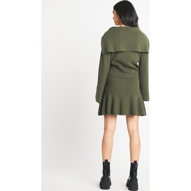 Women's Jennie Knit Skirt, Olive - Skirts - 4
