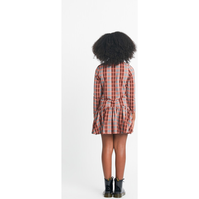 Mini Mari Dress, Dark Caramel/Rose Quartz - Dresses - 4