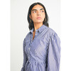 Women's Jodi Top, Maritime Blue/White - Blouses - 3