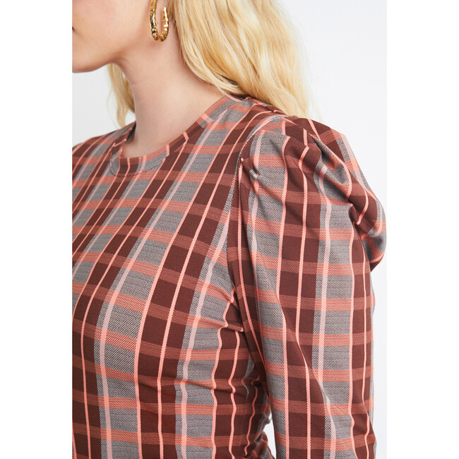 Women's Nancy Dress, Dark Caramel/Rose Quartz - Dresses - 3