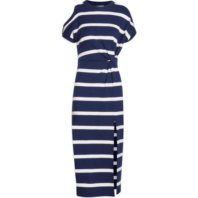 Women's Charlie Dress, Maritime Blue/Cream - Dresses - 1