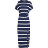 Women's Charlie Dress, Maritime Blue/Cream - Dresses - 1 - thumbnail