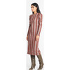 Women's Nancy Dress, Dark Caramel/Rose Quartz - Dresses - 5